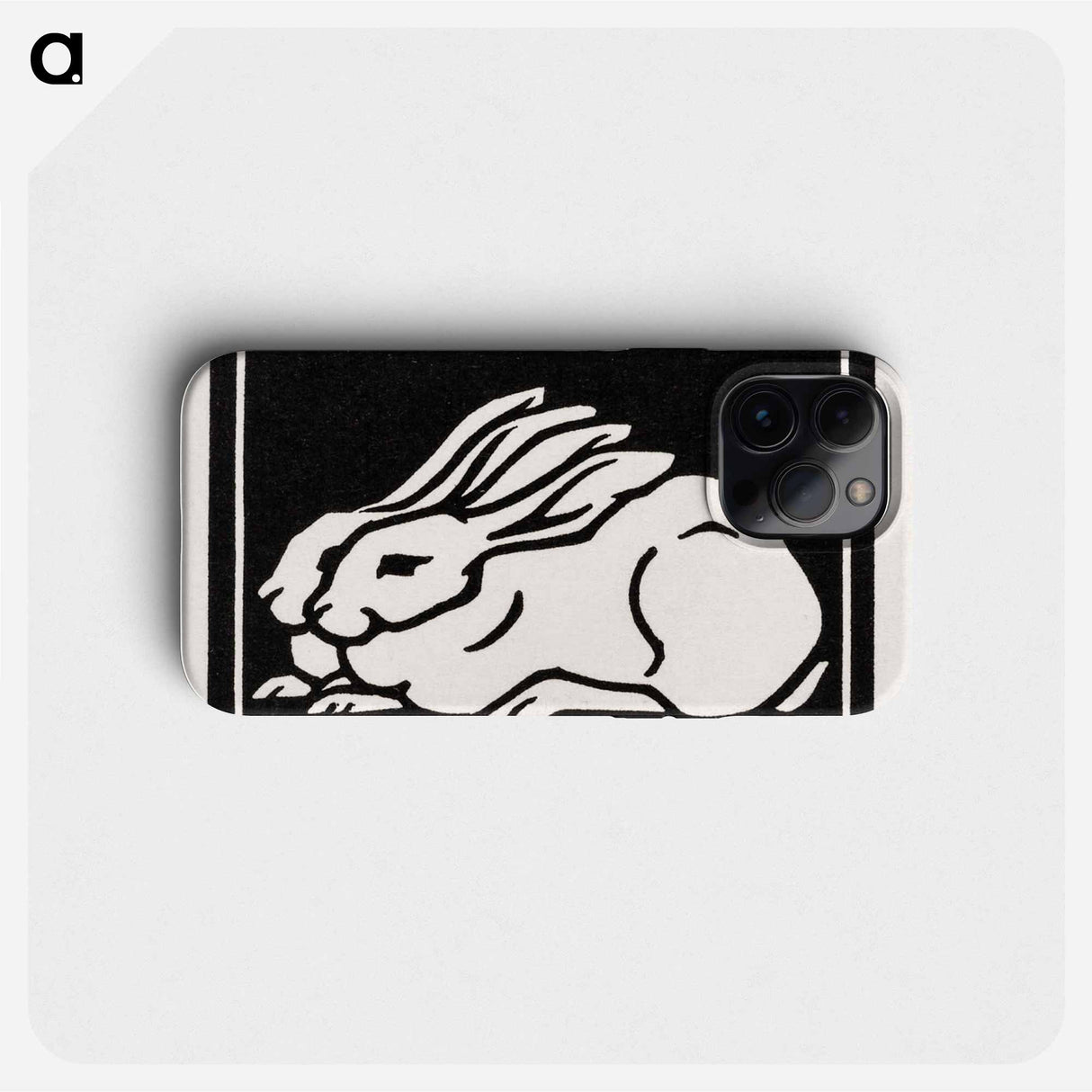 Two rabbits - Julie de Graag Phone Case.