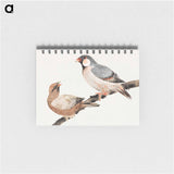 Katsushika Hokusai's birds - 葛飾 北斎 Memo.