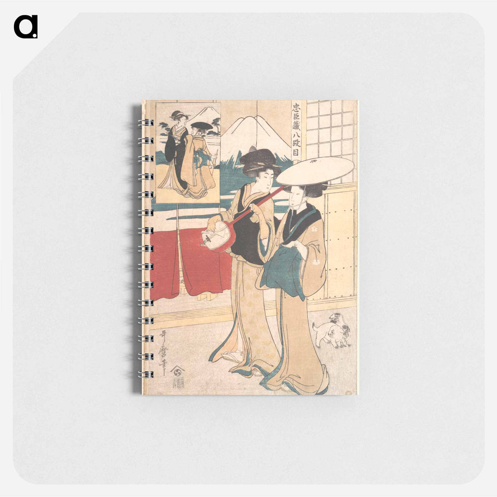 Two Tori-oi, or Itinerant Women Musicians of the Eta Class - 喜多川 歌麿 Memo.