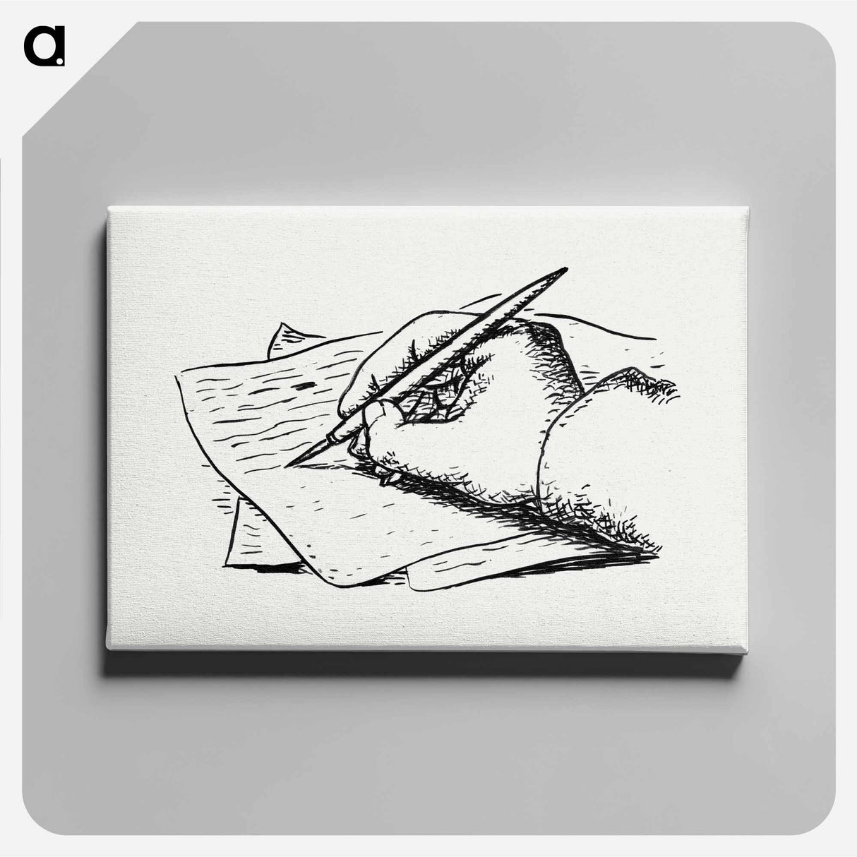 Writing hand - レオ ゲステル Canvas.