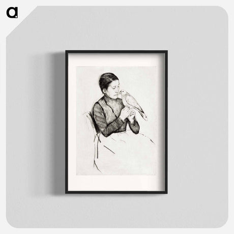 アートポスター-The Parrot - メアリー カサット Poster.