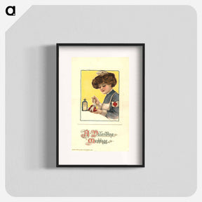 アートポスター-Red Cross Nurse Wrapping a Heart
 - 国立医学図書館 Poster.