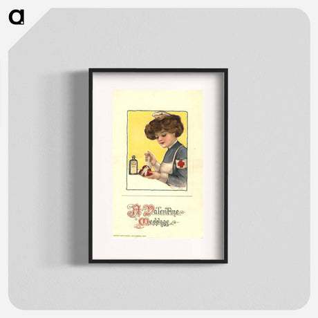 アートポスター-Red Cross Nurse Wrapping a Heart
 - 国立医学図書館 Poster.