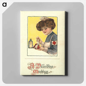 アートパネル-Red Cross Nurse Wrapping a Heart
 - 国立医学図書館 Canvas.