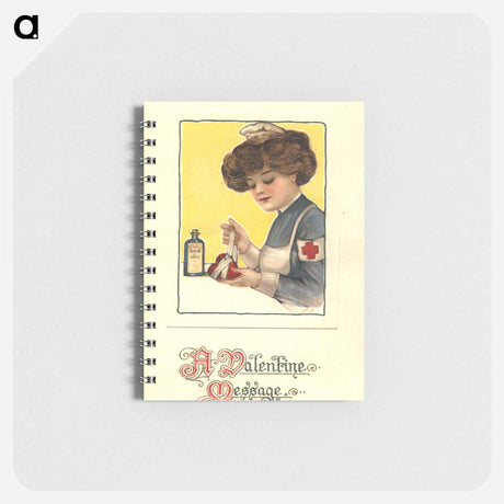 アートメモ帳-Red Cross Nurse Wrapping a Heart
 - 国立医学図書館 Memo.