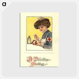 アートポストカード-Red Cross Nurse Wrapping a Heart
 - 国立医学図書館 Postcard.