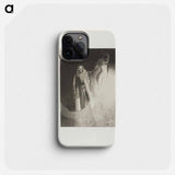 Death: It is I Who Make You Serious; Let Us Embrace Each Other - Odilon Redon Phone Case.