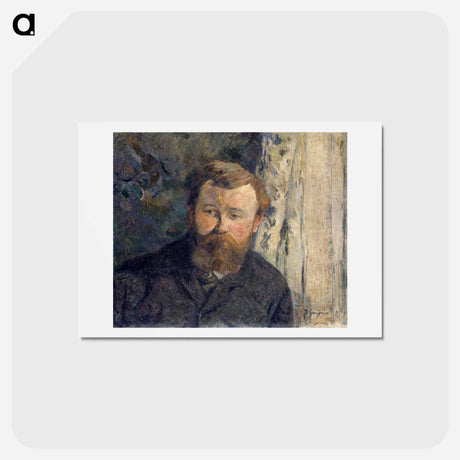 アートポストカード-Portrait of Achille Granchi Taylor - ポール ゴーギャン Postcard.