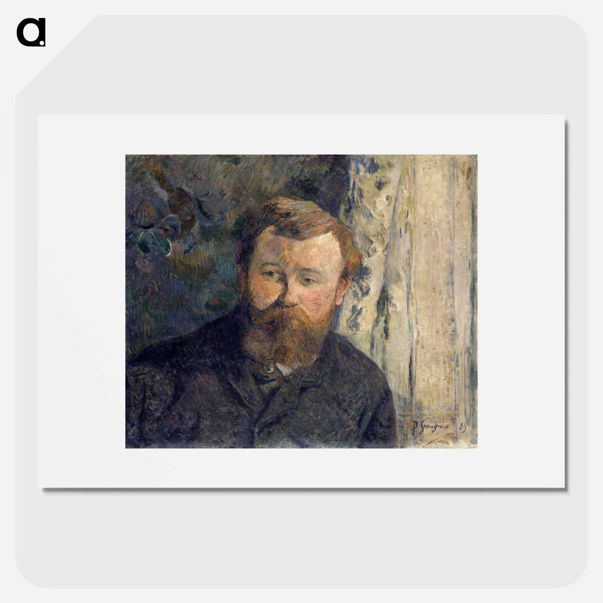 Portrait of Achille Granchi Taylor - ポール ゴーギャン Poster.