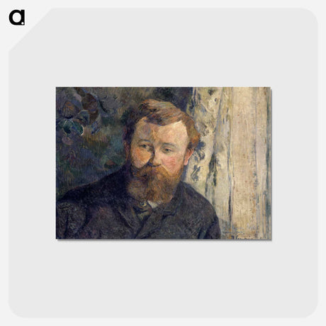 アートポストカード-Portrait of Achille Granchi Taylor - ポール ゴーギャン Postcard.