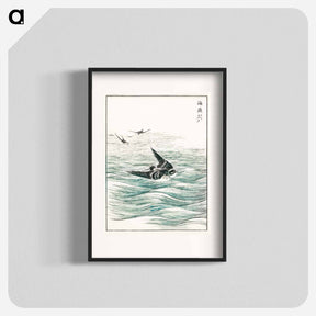 アートポスター-Riu Kiu House Swallow Illustration
 - 鳥類図鑑 Poster.