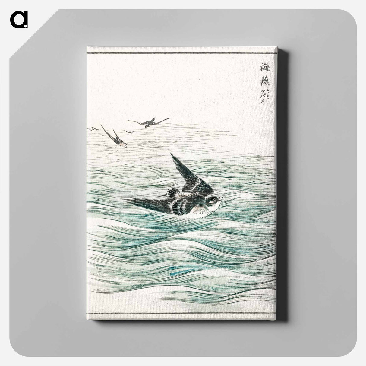 アートパネル-Riu Kiu House Swallow Illustration
 - 鳥類図鑑 Canvas.
