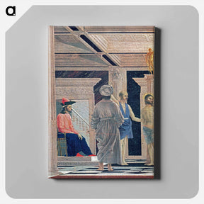 アートパネル-The Flagellation of Christ (detail) - ピエロ デラ フランチェスカ Canvas.