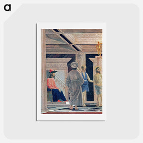 アートポストカード-The Flagellation of Christ (detail) - ピエロ デラ フランチェスカ Postcard.