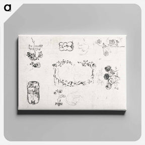 アートパネル-Misia Natanson Book-Plates
 - ピエール ボナール Canvas.