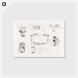 アートポストカード-Misia Natanson Book-Plates
 - ピエール ボナール Postcard.