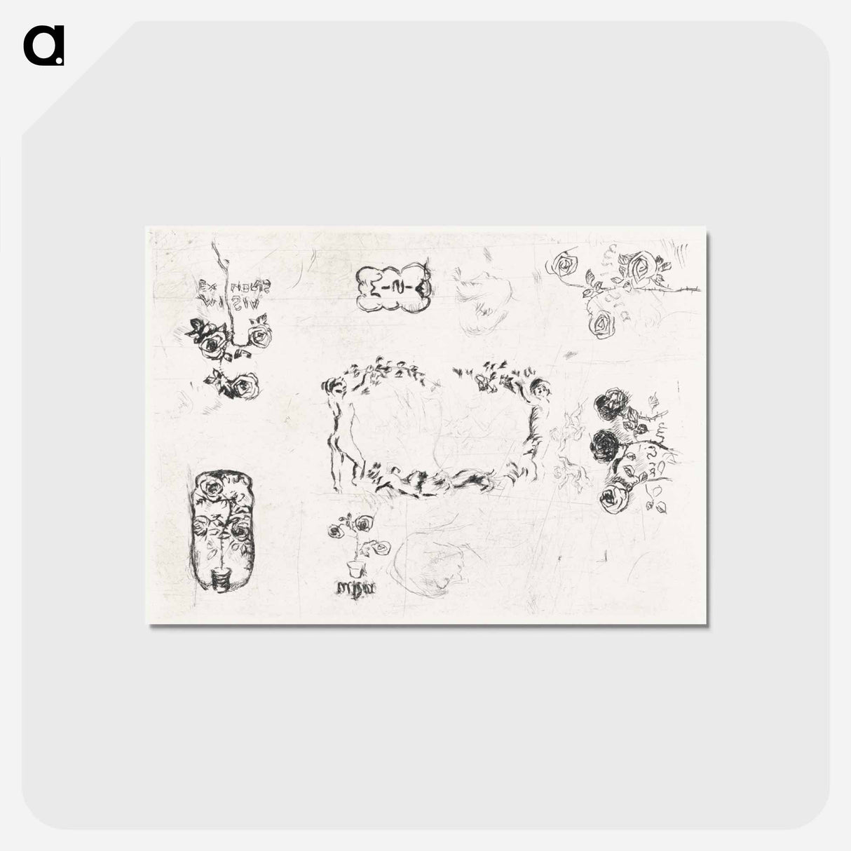 アートポストカード-Misia Natanson Book-Plates
 - ピエール ボナール Postcard.