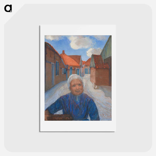 On the Lappenbrink in Winterswijk - ピエト モンドリアン Postcard.