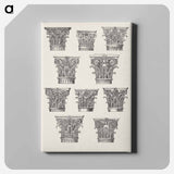 アートパネル-Column Capital Design
 - 装飾の文法 Canvas.