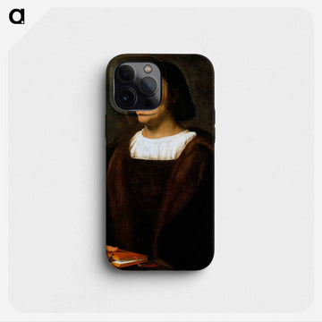 Portrait of Jacopo Sannazaro - ティツィアーノ ヴェチェッリオ Phone Case.