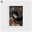 アートポストカード-Fight Scene with Higuchi Jiro Kenko
 - 歌川 豊国 Postcard.