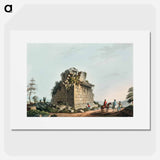 Base of a Colossal Column near Syracuse - View of the Ottoman Empire Poster.