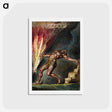 アートポストカード-Milton: a Poem, To Justify the Ways of God to Men - ウィリアム ブレイク Postcard.