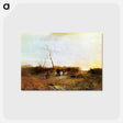 アートポストカード-Frosty Morning - ウィリアム ターナー Postcard.
