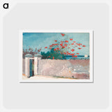 アートポストカード-A Wall, Nassau - ウィンスロー ホーマー Postcard.