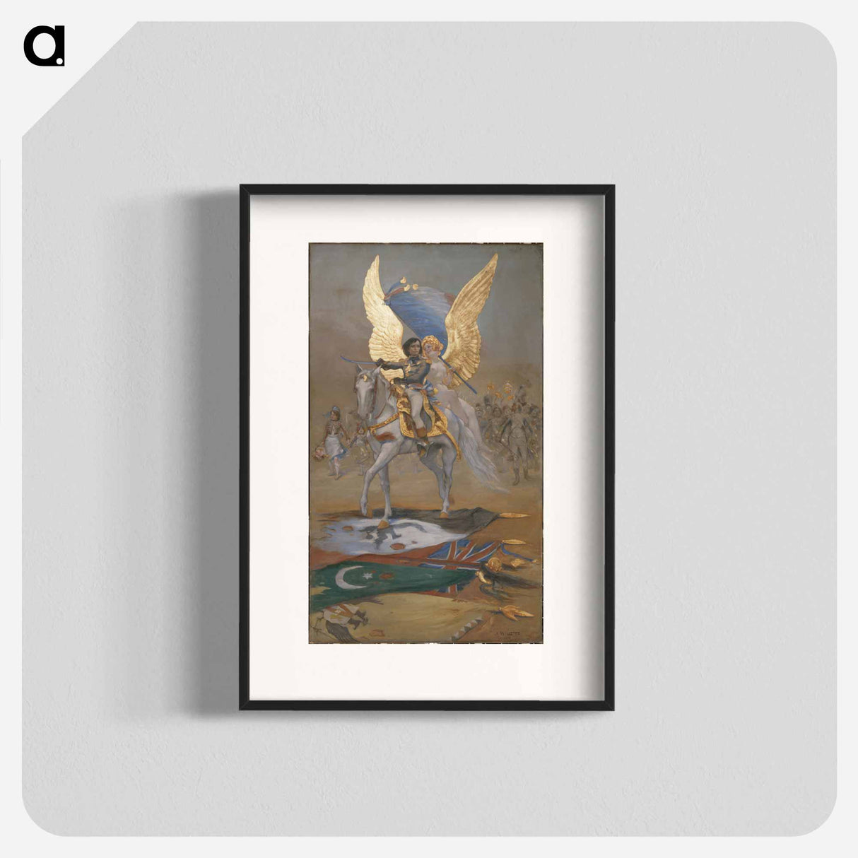 À Bonaparte - アドルフ レオン ウィレット Poster.