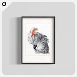 Cockatoo Head - アールト シューマン Poster.