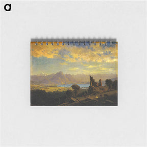 アートメモ帳-Scene in the Tyrol - アルバート ビアスタット Memo.