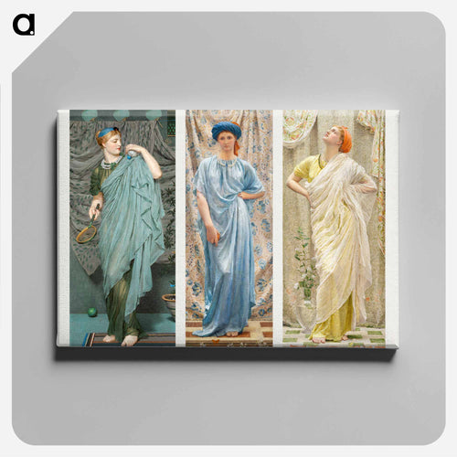 Battledore - アルバート ジョセフ ムーア Canvas.