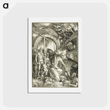 アートポストカード-The Harrowing of Hell - アルブレヒト デューラー Postcard.