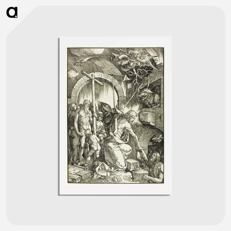 アートポストカード-The Harrowing of Hell - アルブレヒト デューラー Postcard.