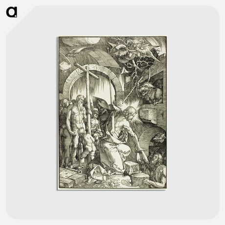アートポストカード-The Harrowing of Hell - アルブレヒト デューラー Postcard.