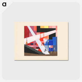アートポストカード-Maquettes de théatre i.-xv. - アレクサンドラ エクスター Postcard.