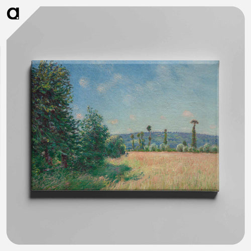 Sahurs Meadows in Morning Sun - アルフレッド シスレー Canvas.