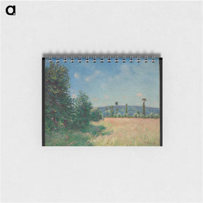アートメモ帳-Sahurs Meadows in Morning Sun - アルフレッド シスレー Memo.