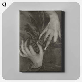 アートパネル-Georgia O’Keeffe—Hands and Thimble - アルフレッド スティーグリッツ Canvas.