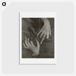アートポストカード-Georgia O’Keeffe—Hands and Thimble - アルフレッド スティーグリッツ Postcard.