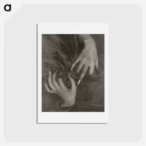 アートポストカード-Georgia O’Keeffe—Hands and Thimble - アルフレッド スティーグリッツ Postcard.