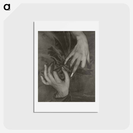 アートポストカード-Georgia O’Keeffe—Hands and Thimble - アルフレッド スティーグリッツ Postcard.