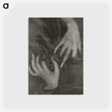 Georgia O’Keeffe—Hands and Thimble - アルフレッド スティーグリッツ Postcard.