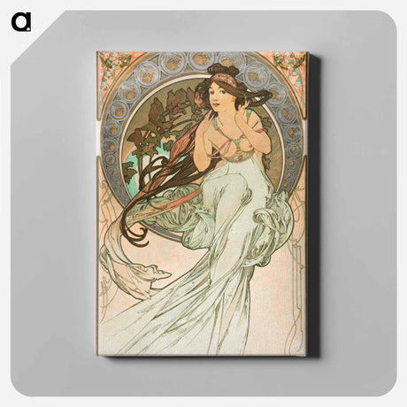 アートパネル-Music - アルフォンス ミュシャ Canvas.