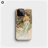 Music - Alphonse Mucha Phone Case.