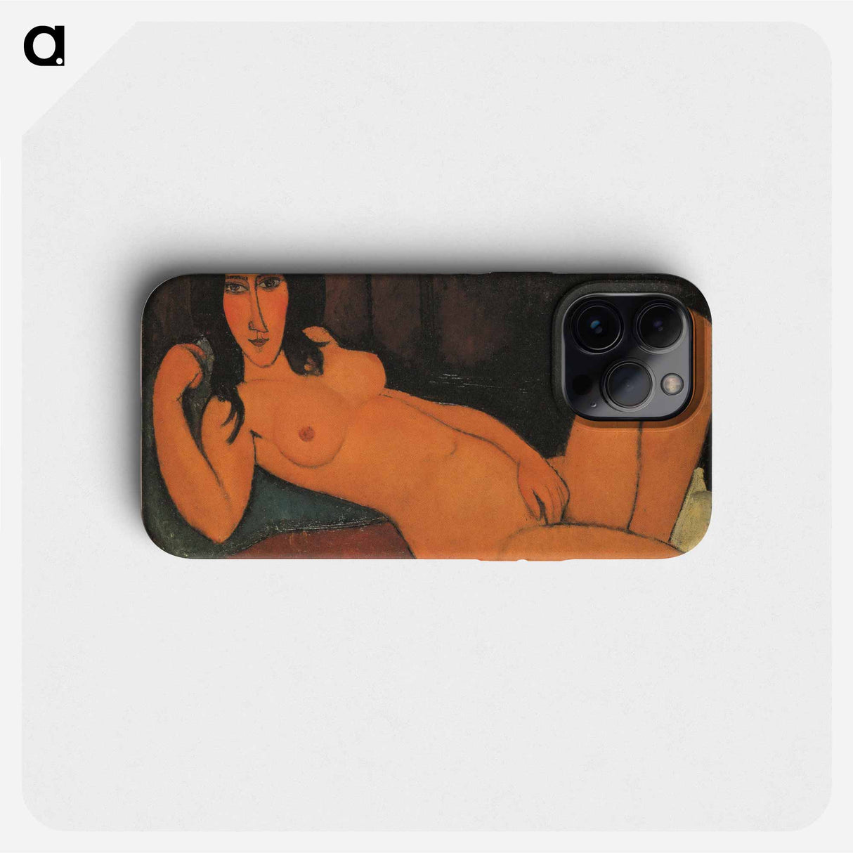 Reclining Nude with Loose Hair - アメデオ モディリアーニ Phone Case.