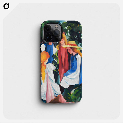 Four Girls - August Macke Phone Case.