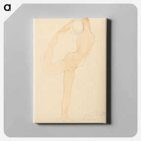アートパネル-Dancing Figure - オーギュスト ロダン Canvas.