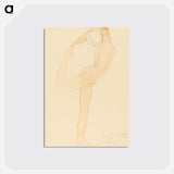 Dancing Figure - オーギュスト ロダン Postcard.